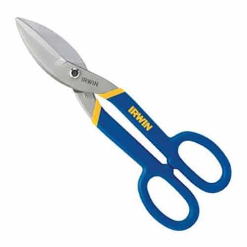 IRWIN 7-Inch Tinner's Snip With Duckbill Blade - Cuts Steel & Stainless Steel (IW23007)