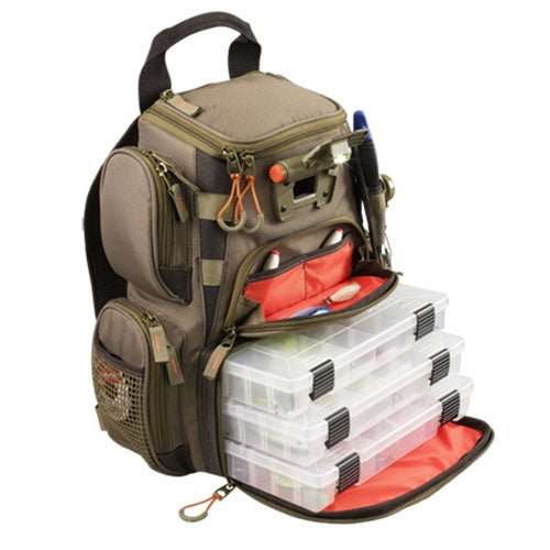 Wild River WT3503 RECON Lighted Compact Tackle Backpack 4 PT3500 Trays