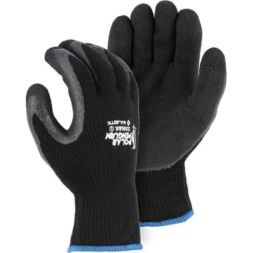 majestic handschuhe Majestic Glove 3396BK - Polar Penguin Winter Lined Gloves w/Latex Palm