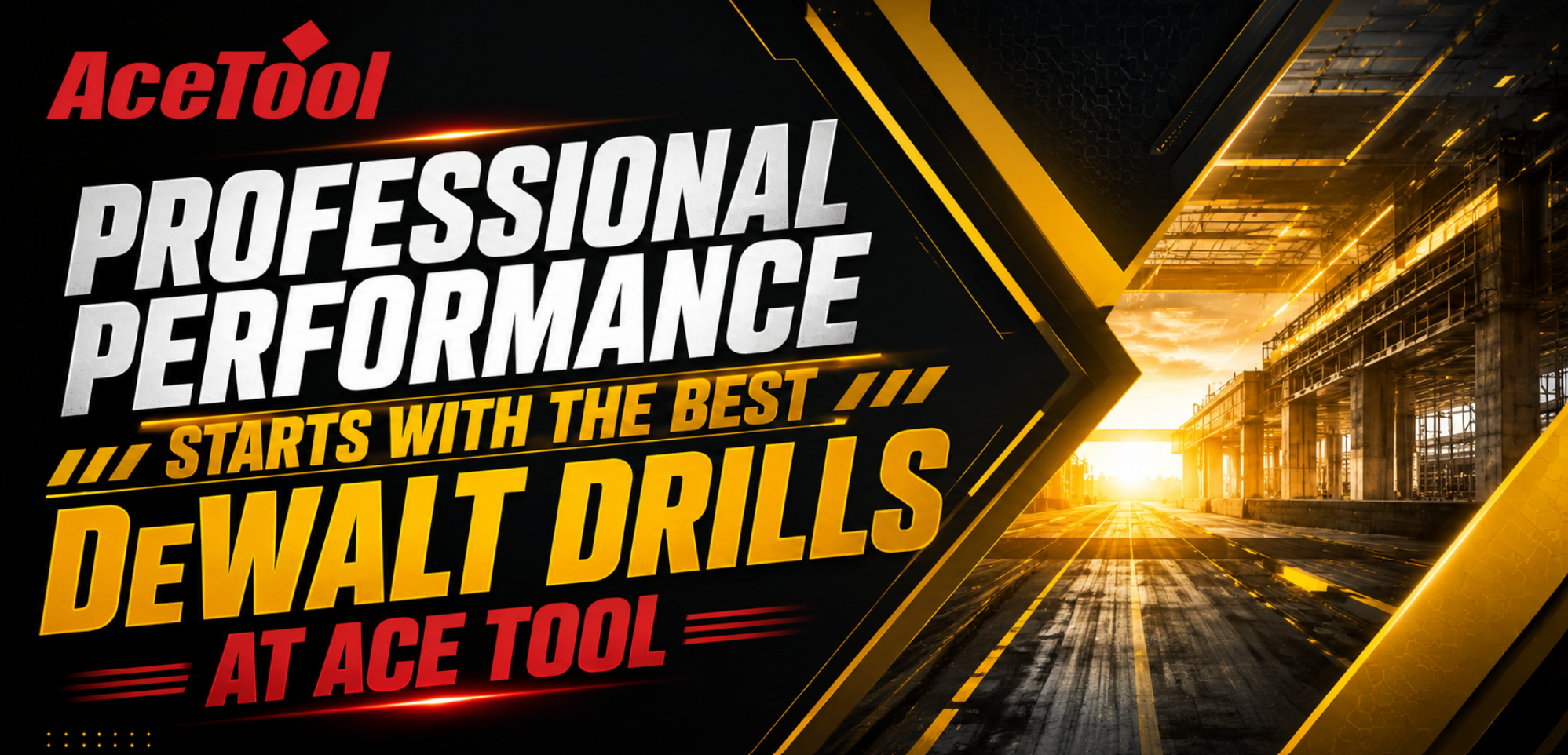 Professional Performance Starts with the Best DeWalt Drills at Ace Tool