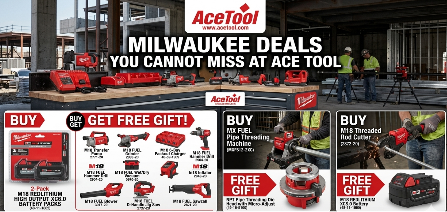 Milwaukee Deals You Cannot Miss at Ace Tool