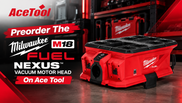 Preorder The Milwaukee M18 FUEL NEXUS Vacuum Motor Head On Ace Tool