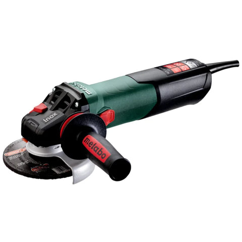 Metabo 600517420 WEV 17-125 Quick Inox 4.5" / 5" Variable Speed Angle Grinder - 2,000-7,600 RPM - 14.5 Amps - w/ Lock-on, Electronics, High Torque - Ace Tool Group - Metabo