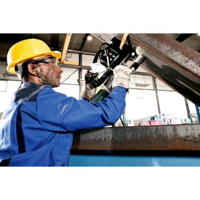 Metabo 600636620 MAG 50 2" Electromagnetic Drill Press 2-Speed - 100-250/200-450 RPM - 11.9 AMP w/Weldon 3/4", Morse Taper MT2 - Ace Tool Group - Metabo