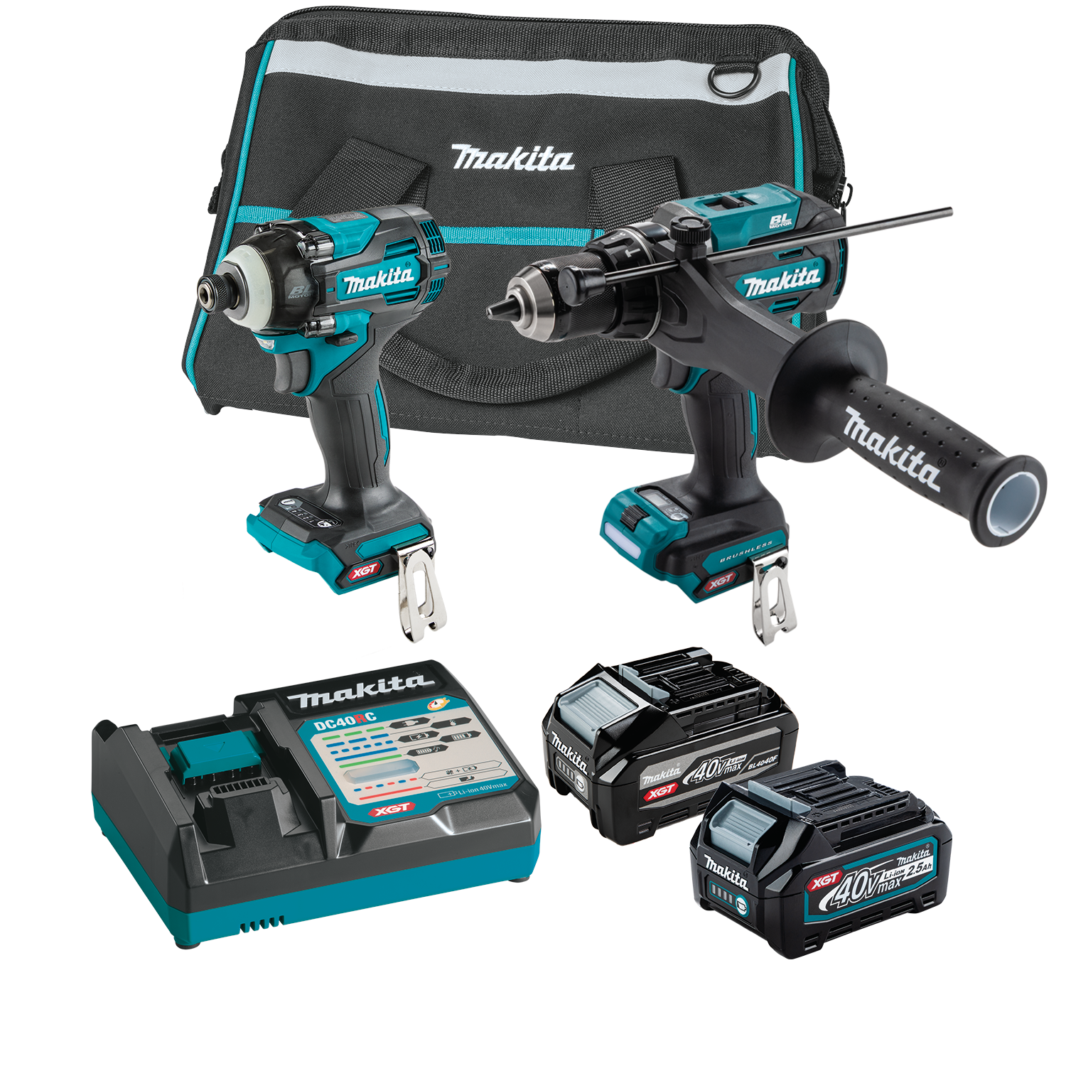 Makita GT202SU1D1 40V max XGT 2-Pc. Combo Kit - Ace Tool Group - Makita