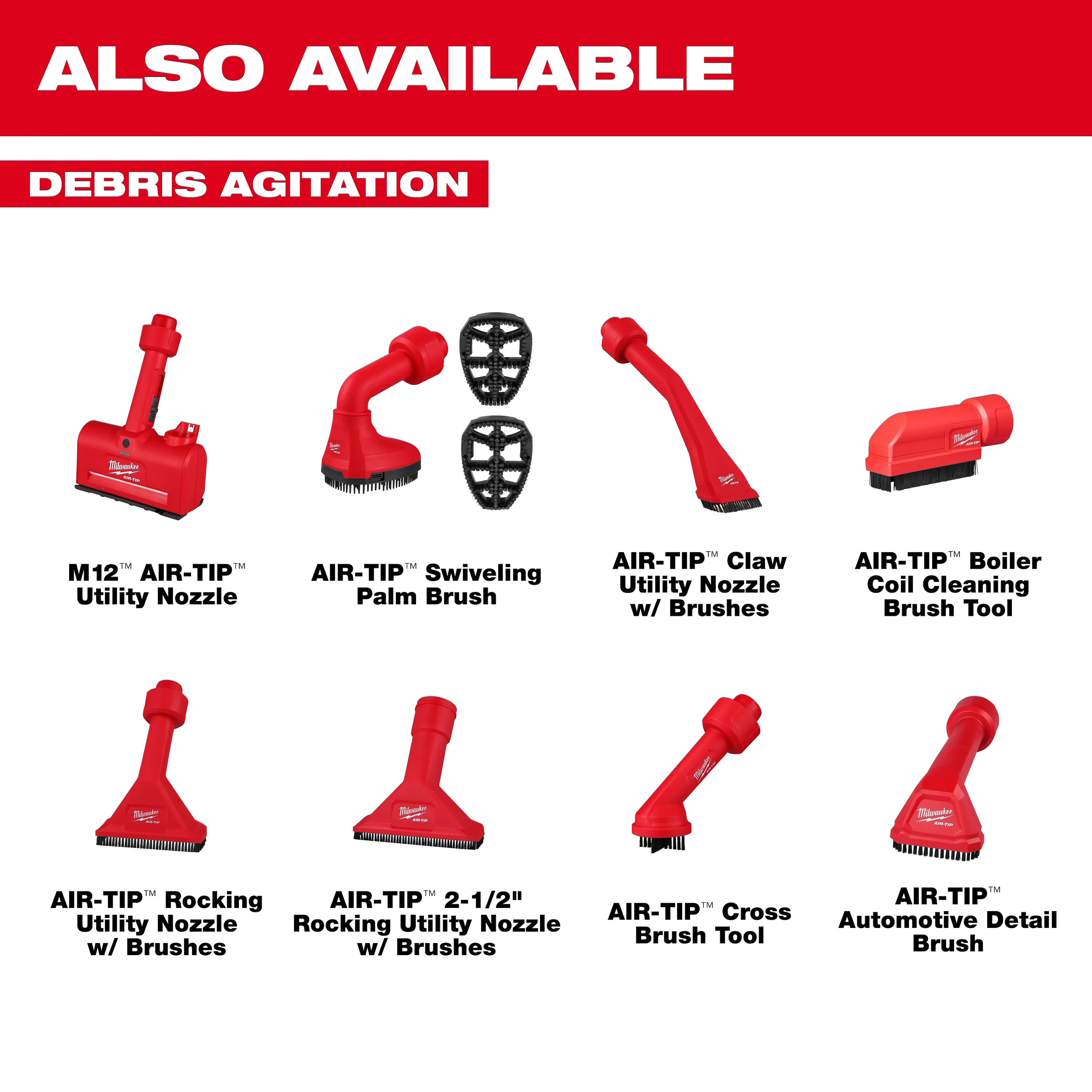 Milwaukee 49-90-2046 AIR-TIP™ Boiler Coil Cleaning Brush Tool - Ace Tool Group - Ace Tool Group
