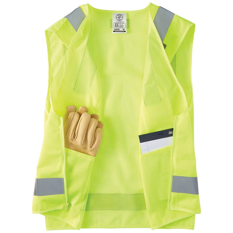 Klein 60268 Safety Vest, High Visibility Reflective Vest - Ace Tool Group - Klein