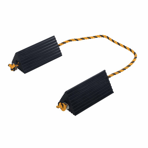 Vestil AC-13 Rubber Airline Wheel Chock W/Rope 5 X 10 - Ace Tool Group - Vestil