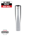 Milwaukee 45-34-9046 1/4 in. Drive 8mm Metric 6-Point Deep Socket - Ace Tool Group - Milwaukee