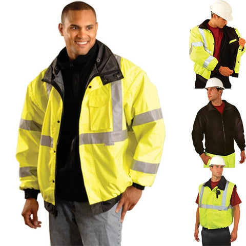 Occunomix LUX-TJBJ Premium Original Safety Bomber Jacket - Ace Tool Group - Occunomix