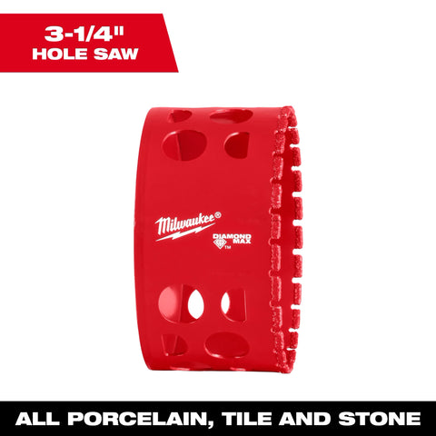 Milwaukee 49-56-5674  3-1/4" Diamond Max Hole Saw - Ace Tool Group - Milwaukee
