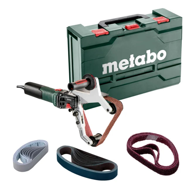 Metabo 646243620 RBE 15-180 Set 7" Variable Speed Pipe/Tube Sander Kit - 1,650-5,500 ft/min - 13.5 AMP w/Lock-on, Accessory set - Ace Tool Group - Metabo