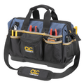 CLC PB1563 Tool Works 16" Molded Base Bigmouth Tote Tool Bag - 23 Pocket - Ace Tool Group - CLC