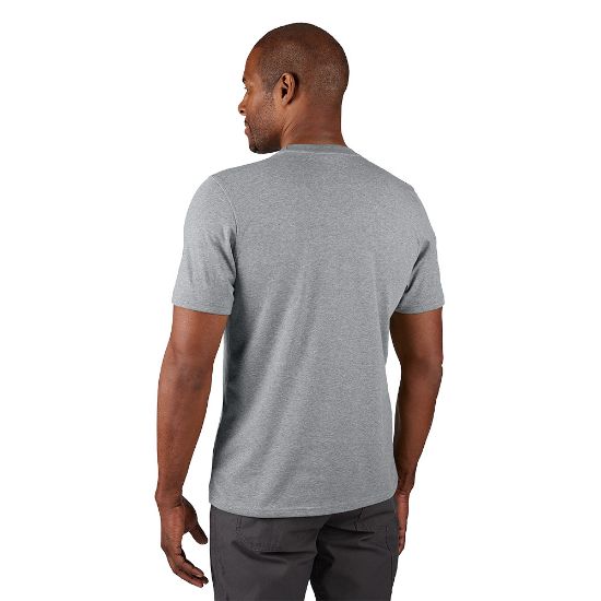 Milwaukee 603G-L  HYBRID WORK TEE - SS GRAY L - Ace Tool Group - Milwaukee
