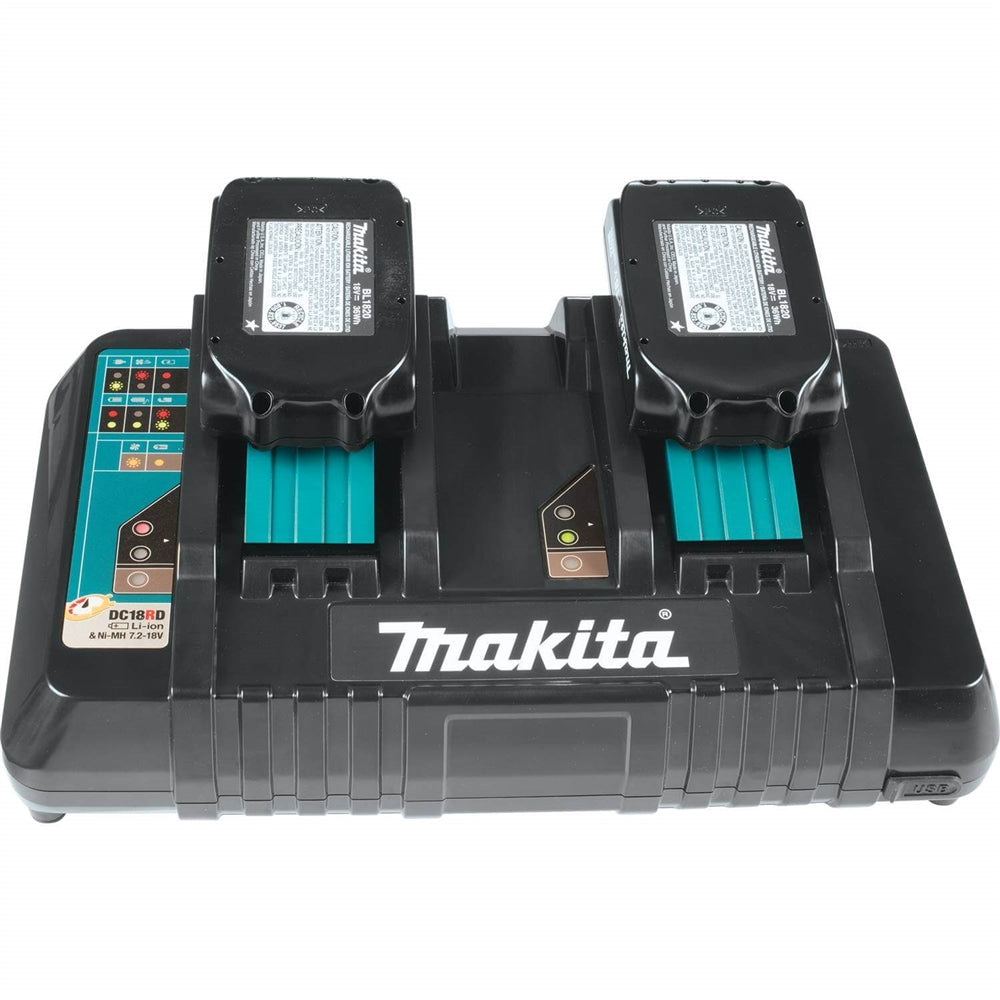 Makita DC18RD 18V Li-Ion Dual Port Rapid Charger - Ace Tool Group - Makita
