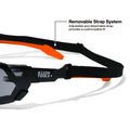 Klein 03609 Low-Profile Gasket Safety Glasses, Gray Lens - Ace Tool Group - Klein