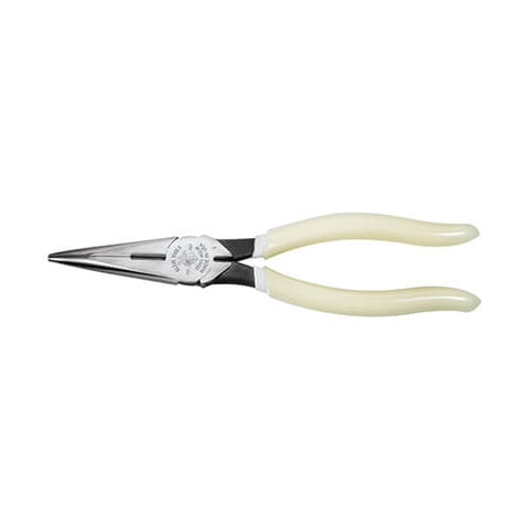 Klein D203-8-GLW Hi-Viz Long Nose Side Cutting Pliers - Ace Tool Group - Klein