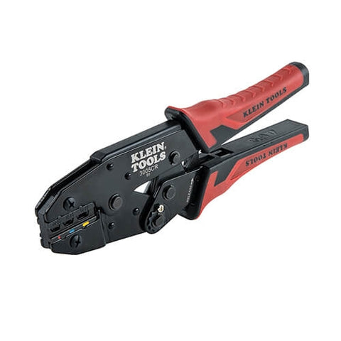 Klein 3005CR Ratcheting Crimper, 10-22 AWG - Ace Tool Group - Klein