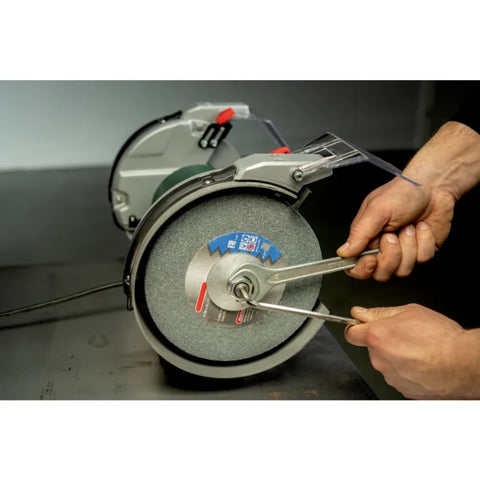 Metabo 604160420 DS 150 Plus 6"  Bench Grinder - 3,600 RPM - 3.3 AMP - Integrated LED - Ace Tool Group - Metabo