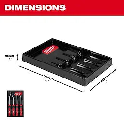 Milwaukee 48-22-9217 4pc Hose Pick Set - Ace Tool Group - Milwaukee