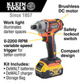Klein BAT20CD1 Compact Impact Driver 1/4 in. Hex Drive - Ace Tool Group - Klein