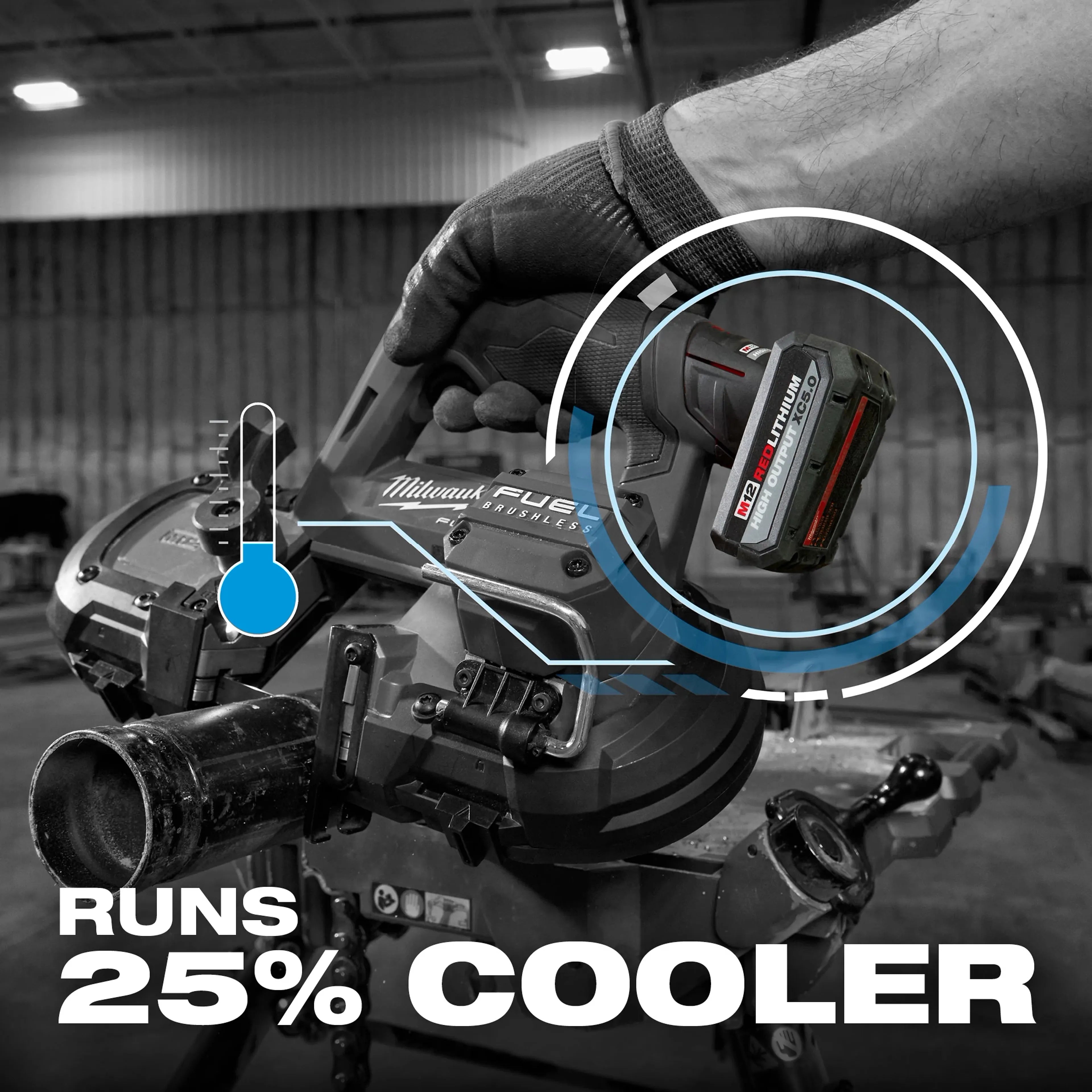 Milwaukee 48-11-2450SB M12™ REDLITHIUM™ HIGH OUTPUT™ XC5.0 Battery Two Pack - Ace Tool Group - Milwaukee