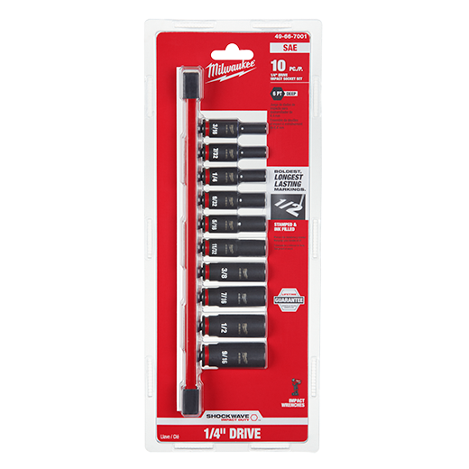 Milwaukee 49-66-7001 10PC SHOCKWAVE ID - Ace Tool Group - Milwaukee