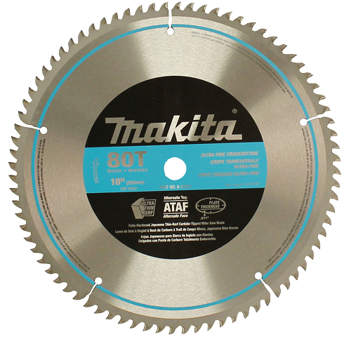 Makita A-93681 10" x 5/8" 80T Miter Saw Blade - Ace Tool Group - Makita