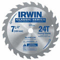 Irwin 15150 Classic Series Carbide Table / Miter Circular Saw Blade 8 1/4-Inch 24T - Ace Tool Group - Irwin