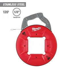 Milwaukee 48-22-4186 120' 1/8" Stainless Steel Fish Tape - Ace Tool Group - Milwaukee