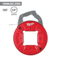 Milwaukee 48-22-4186 120' 1/8" Stainless Steel Fish Tape - Ace Tool Group - Milwaukee