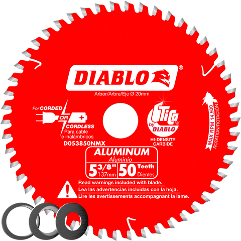 Diablo Tools D053850Nm 5-3/8 In. X 50 X 20Mm Non Ferrous - Ace Tool Group - Diablo
