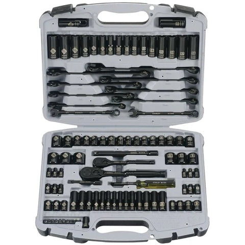Stanley 99 Pc Socket Set Black - Ace Tool Group - Stanley