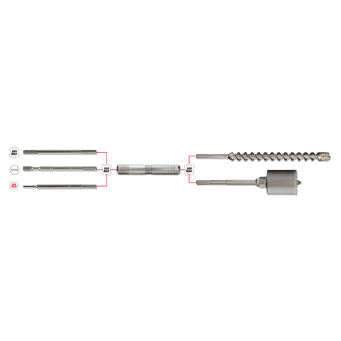 Milwaukee  48-20-6962 Max-Lok Sds-Max 29.5" Extension