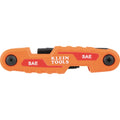 Klein Tools Compact Folding Hex Key Set, SAE and Metric - Ace Tool Group - Klein