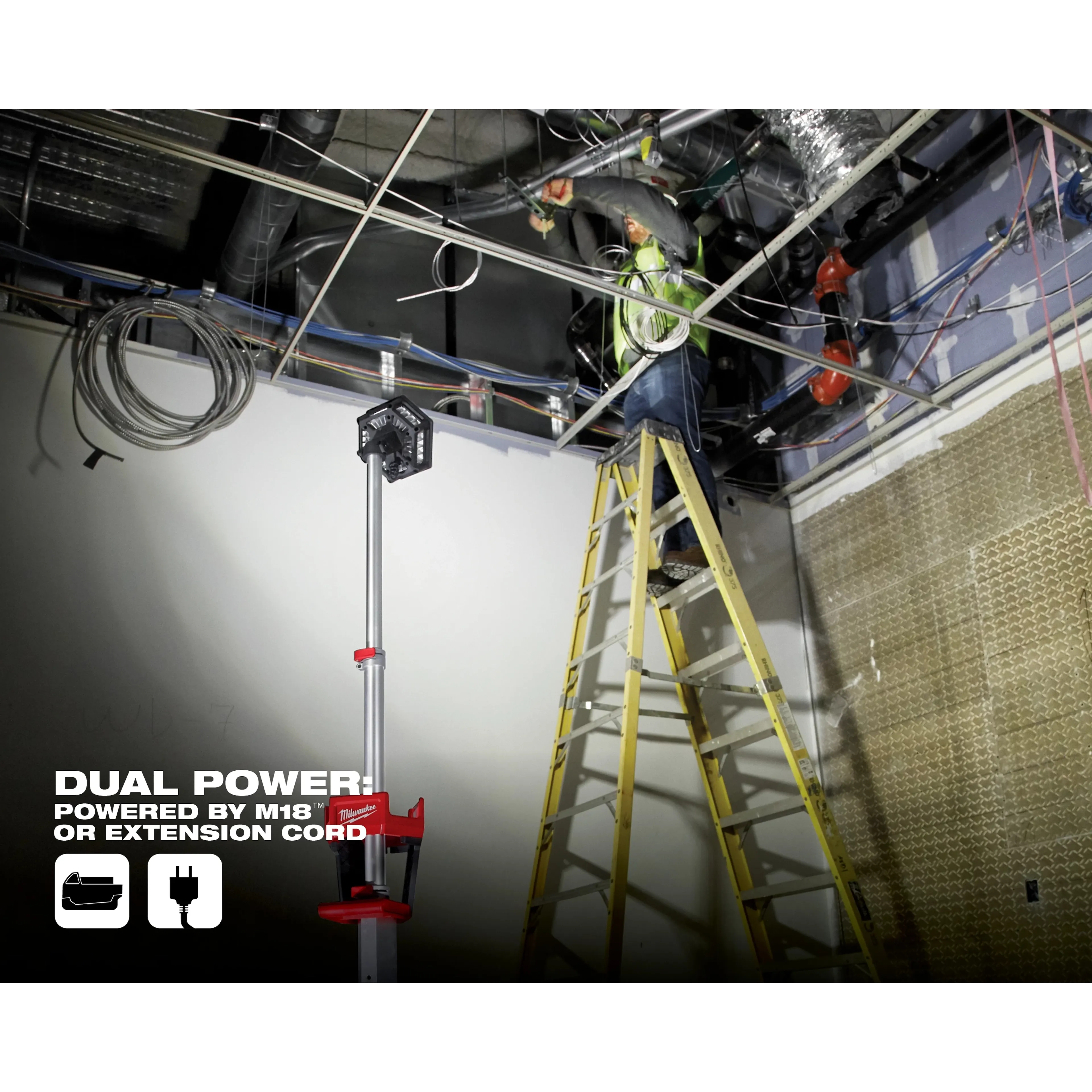 Milwaukee 2131-20 M18 Dual Power Tower Light - Ace Tool Group - Milwaukee