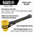 Klein Tools KT155HD 6-in-1 Lineman's Wrench, Heavy Duty - Ace Tool Group - Klein