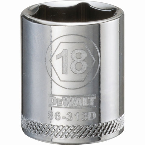 Dewalt Dwmt86313Osp 6 Point 3/8'' Drive Socket 18 Mm - Ace Tool Group - DeWalt