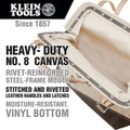 Klein 5102-16 16 in. Canvas Tool Bag - Ace Tool Group - Klein