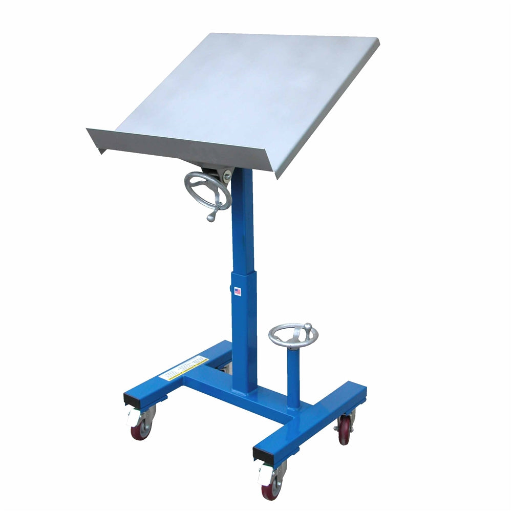 Vestil WT-2424 Mobile Tilting Work Table 300 Lb 24 X 24 - Ace Tool Group - Vestil