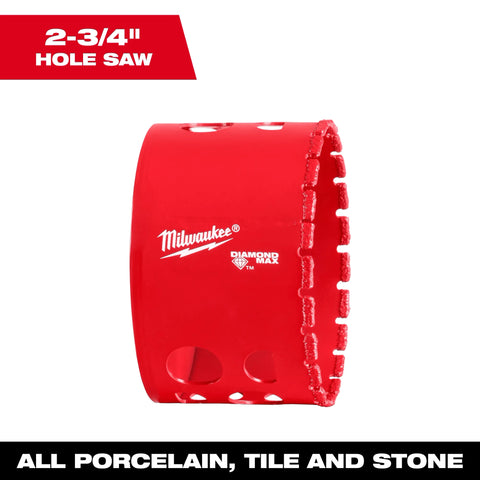 Milwaukee 49-56-5666  2-3/4" Diamond Max Hole Saw - Ace Tool Group - Milwaukee