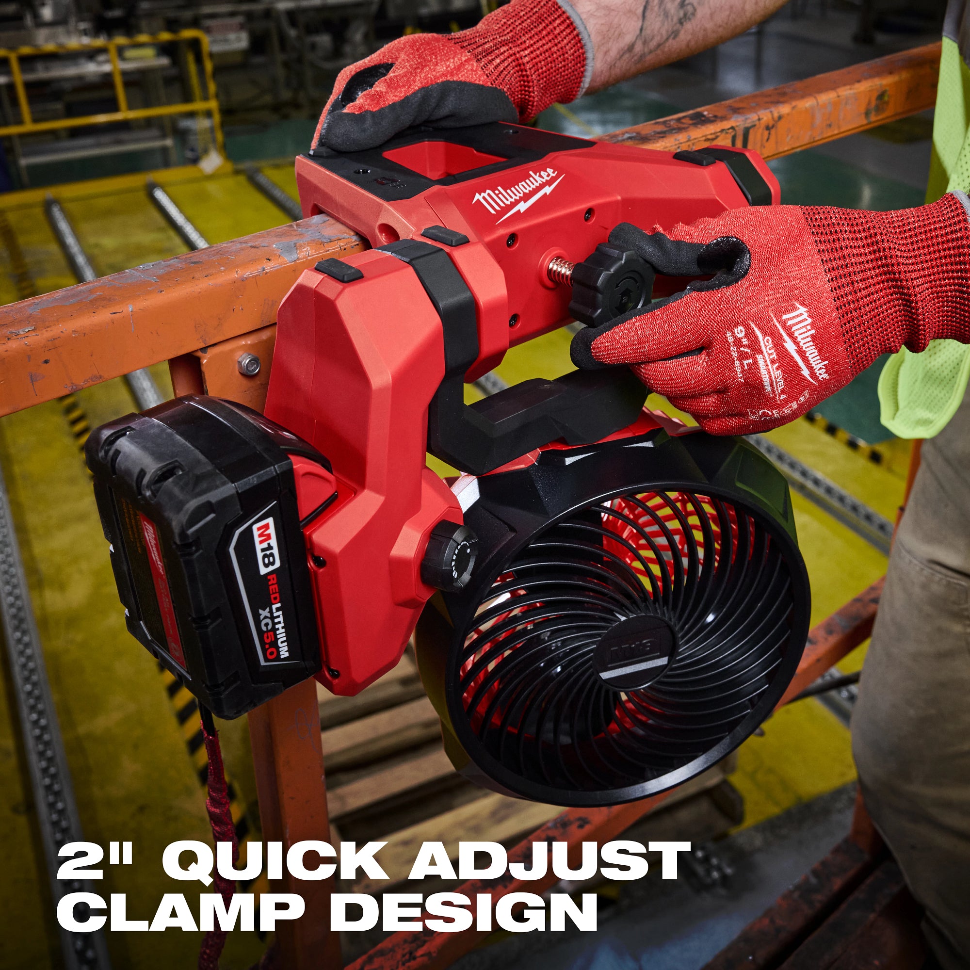 Milwaukee 0817-20 M18™ Brushless Scissor Lift Fan - Ace Tool Group - Milwaukee Tool