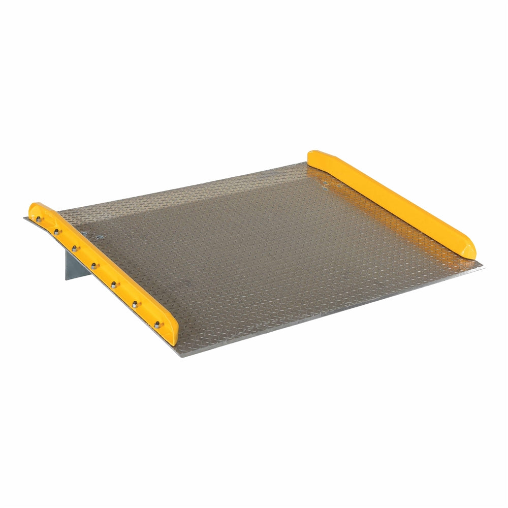 Vestil TAS-10-6048 Aluminum Dock Board Steel Curb 10K 60X48 - Ace Tool Group - Vestil