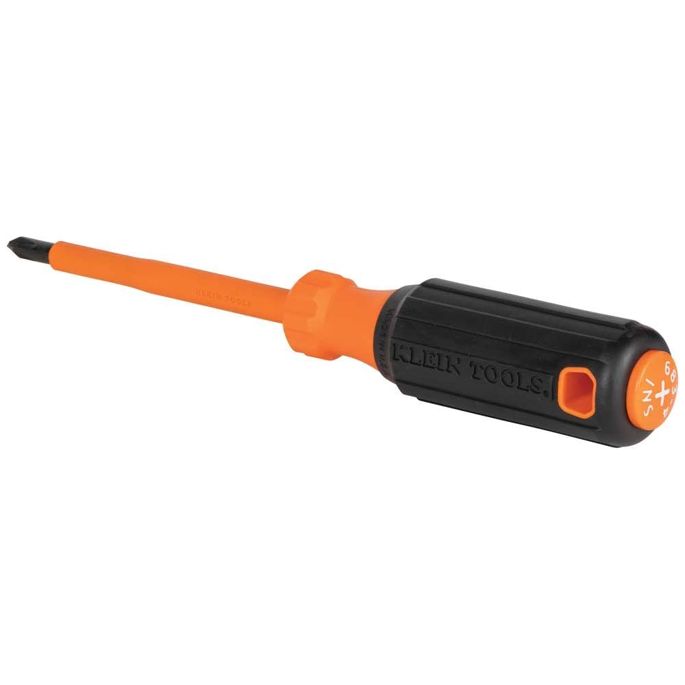 Klein Tools 6834INS 4" Insulated Driver #2 Phillips Tip - Ace Tool Group - Klein