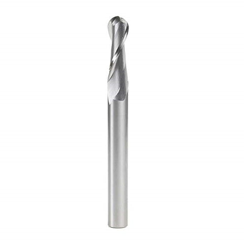 Amana Tool 46459 Solid Carbide Up-Cut Spiral Ball Nose Bit - Ace Tool Group - Amana Tool
