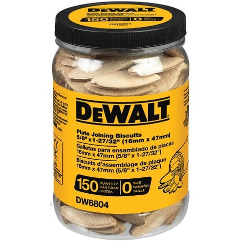 Dewalt Dw6804 Tube Biscuits - Size 0 - Ace Tool Group - DeWalt