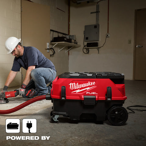 M18 FUEL 9 Gallon Dual Battery Dust Extractor w/ PACKOUT Compatibility and VACLINK Kit - Ace Tool Group - Milwaukee