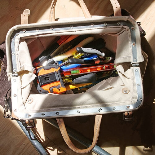 Klein 5102-16SP Deluxe Canvas Tool Bag 16 in. - Ace Tool Group - Klein