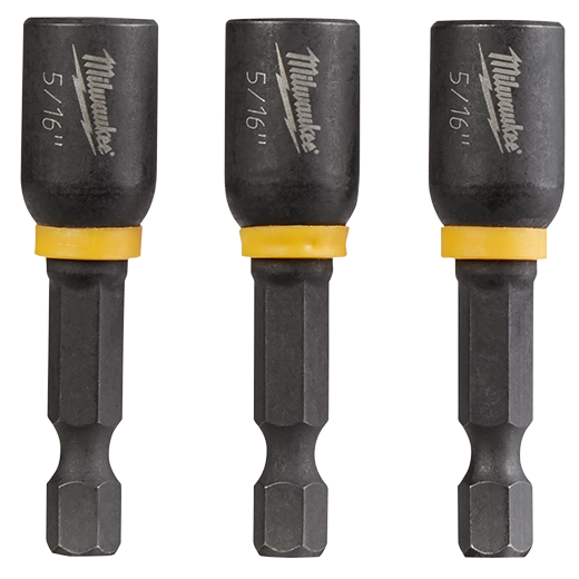 Milwaukee 49-66-4523 SHOCKWAVE Impact Duty 5/16" x 1-7/8" Magnetic Nut Driver 3PK - Ace Tool Group - Milwaukee