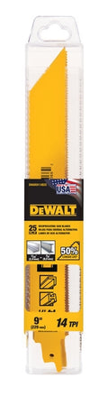 Dewalt Dwar9114B25 9In 14Tpi 1In Recip Bld-25 - Ace Tool Group - DeWalt